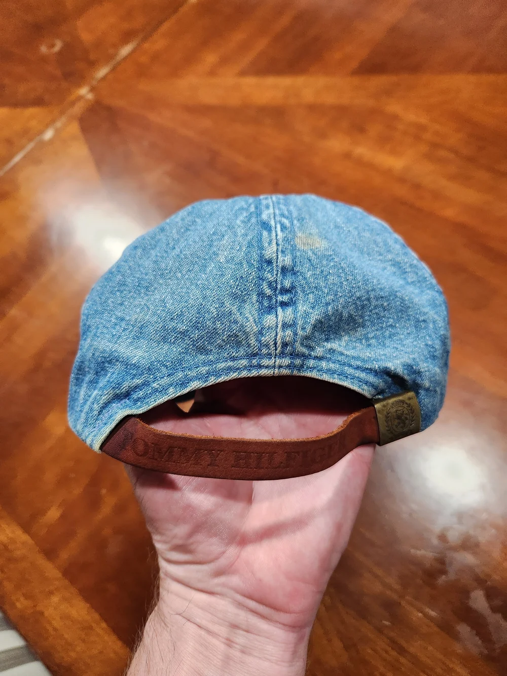 1990's Tommy Hilfiger Denim Strap Back Hat